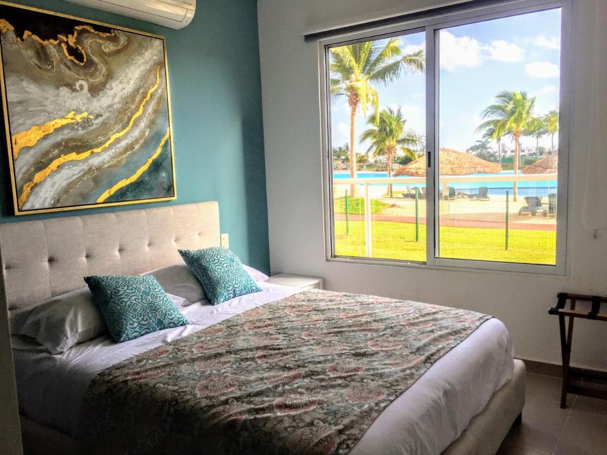 Escape Al Caribe Con Una Vista Impresionante En Pilarita'S Dream Lagoons Cancún Exterior foto
