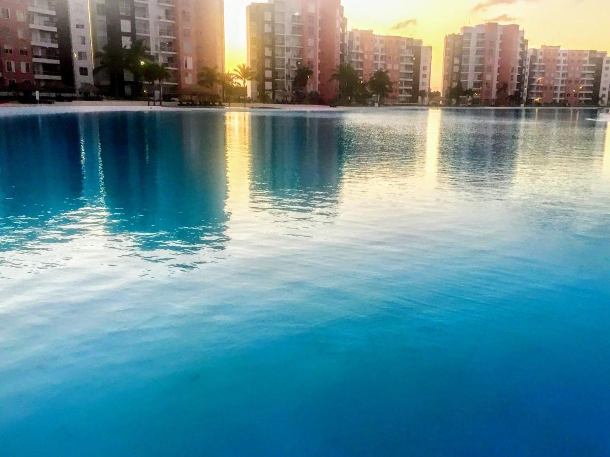 Escape Al Caribe Con Una Vista Impresionante En Pilarita'S Dream Lagoons Cancún Exterior foto