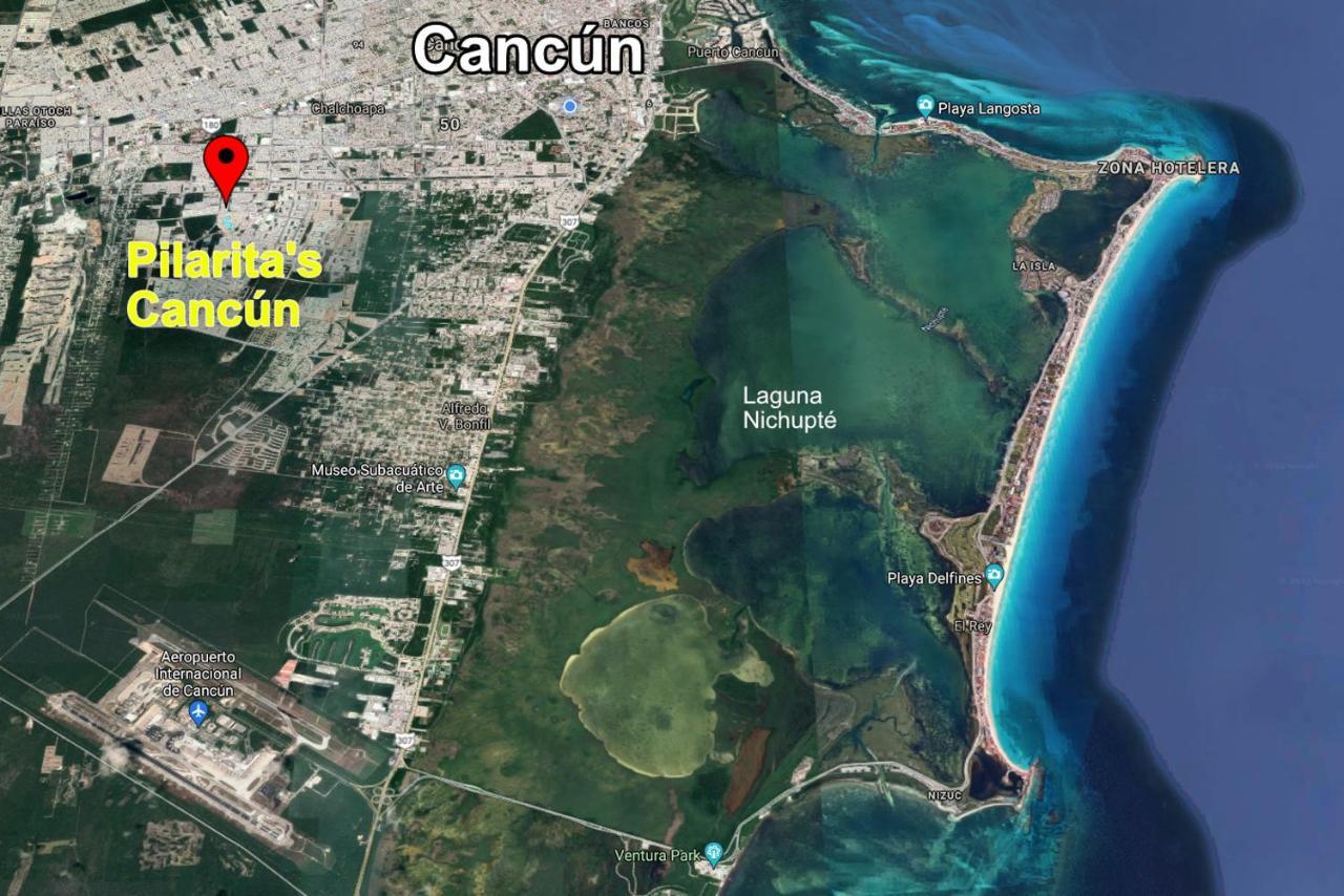 Escape Al Caribe Con Una Vista Impresionante En Pilarita'S Dream Lagoons Cancún Exterior foto