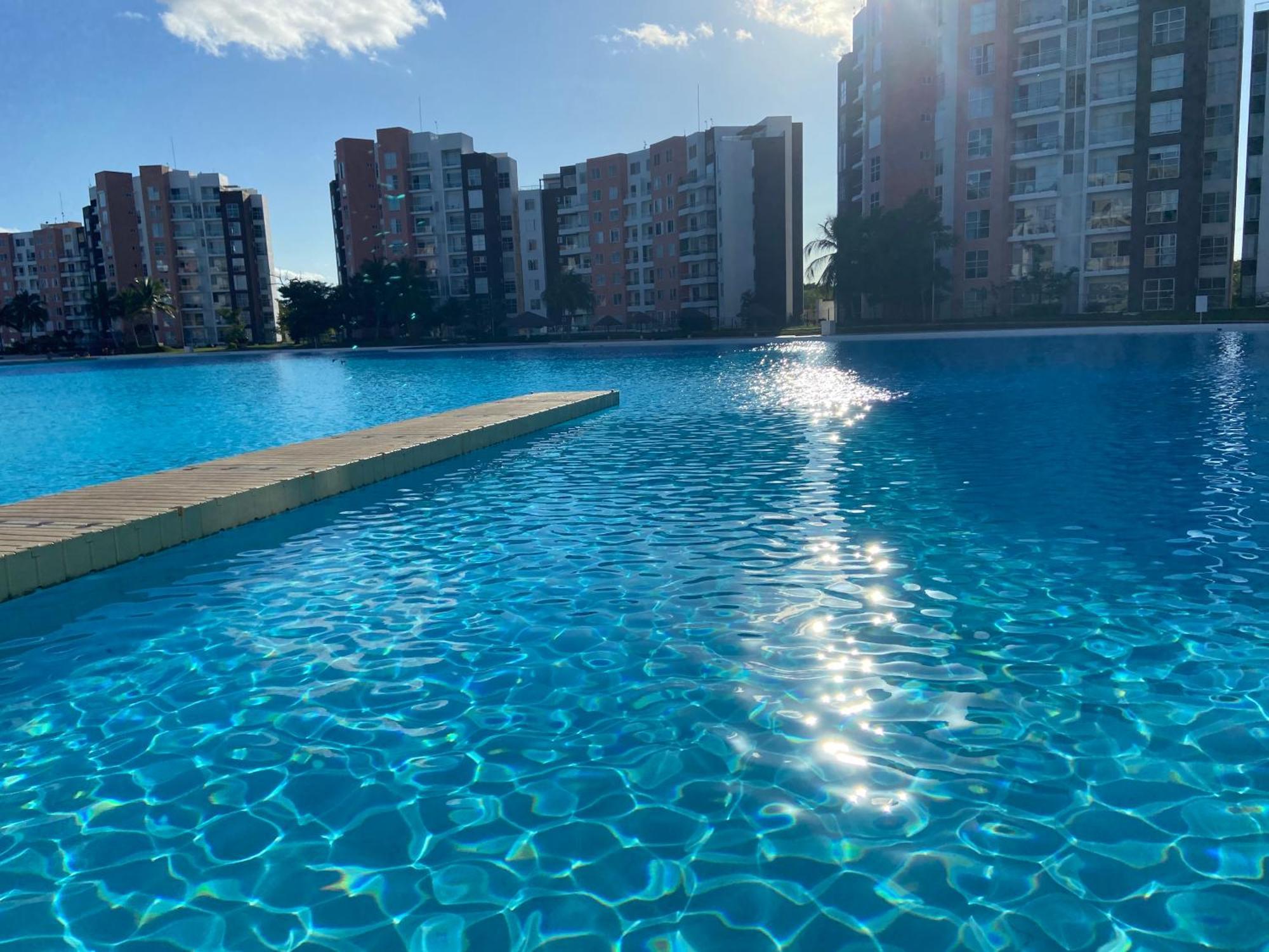 Escape Al Caribe Con Una Vista Impresionante En Pilarita'S Dream Lagoons Cancún Exterior foto